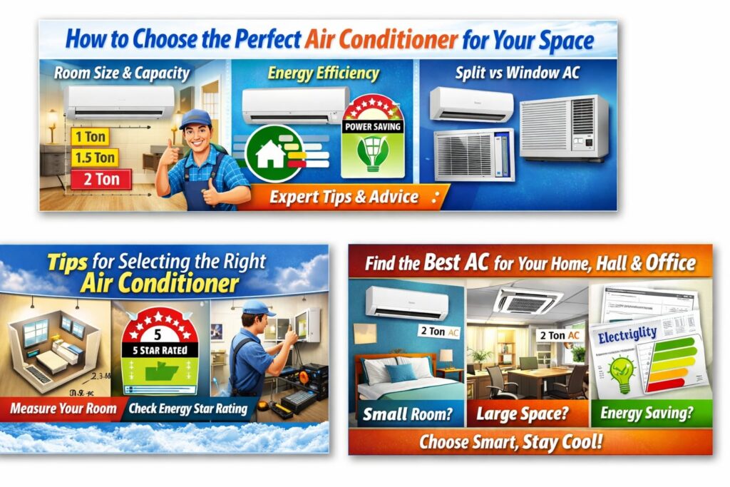 ac installation, ac repair, ac service, ac selection