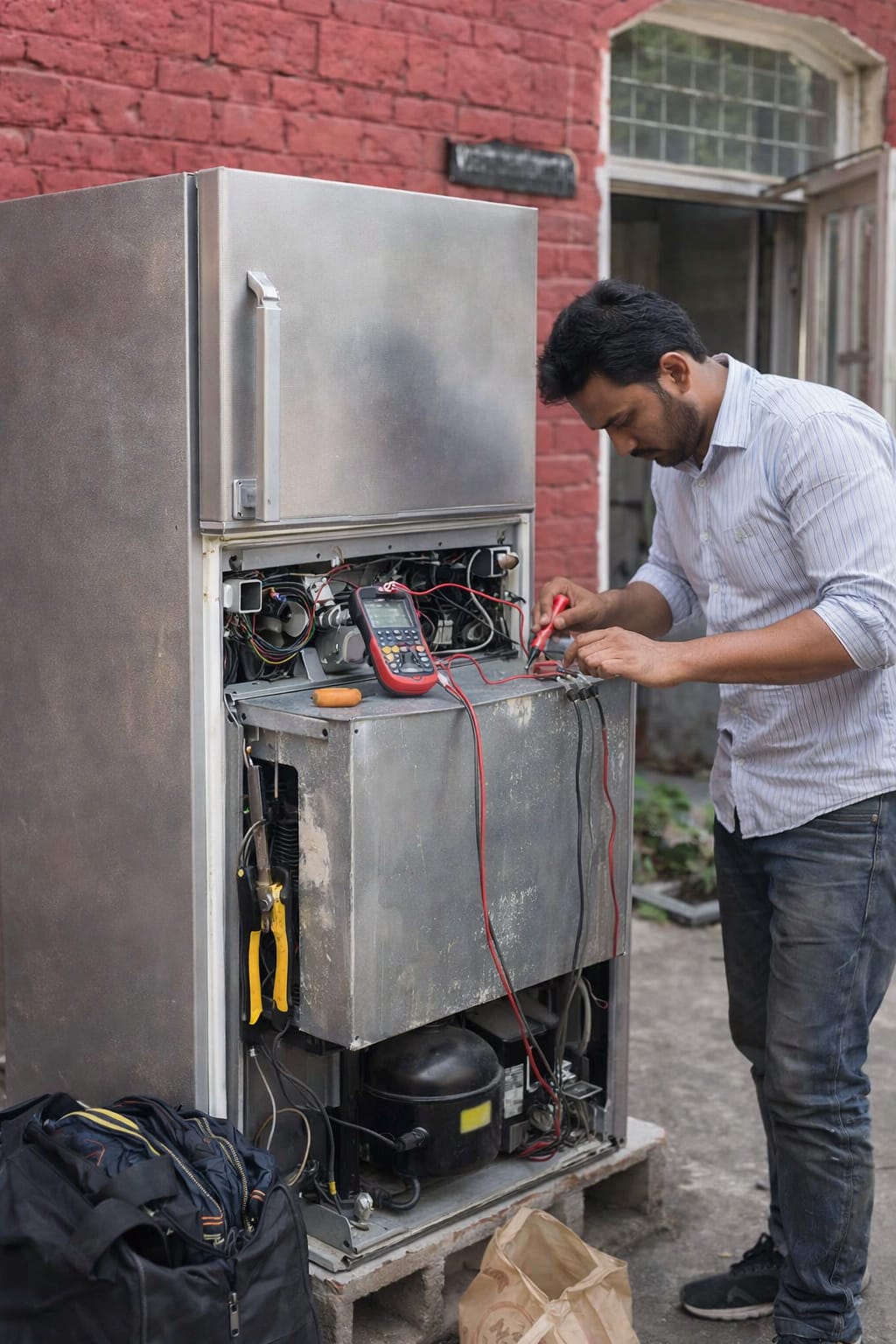 Refrigerator repair service in Tricity including Zirakpur, Chandigarh, Mohali, Panchkula and Derabassi by expert technician