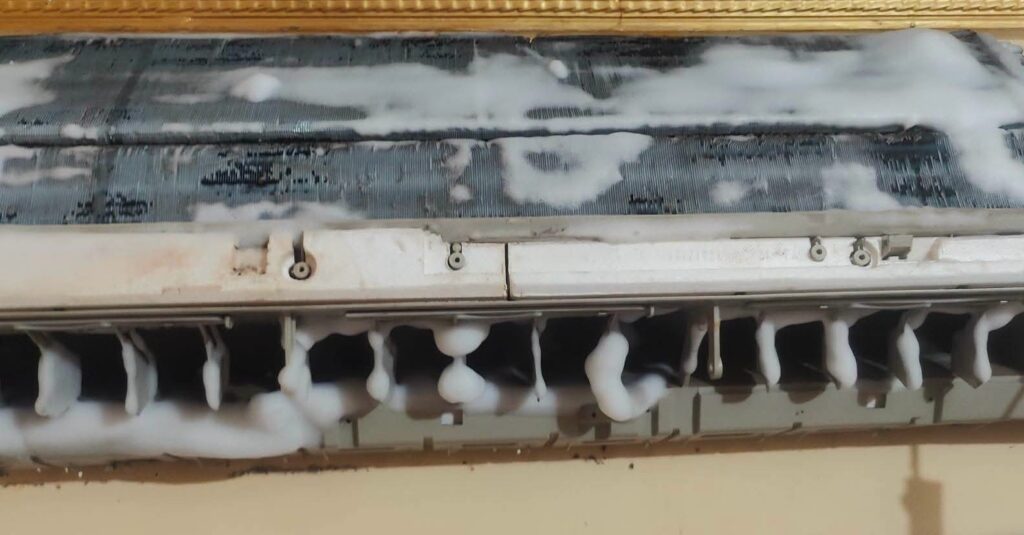 ac service near me, deep clean ac service, ac service with foam, ac repair near me